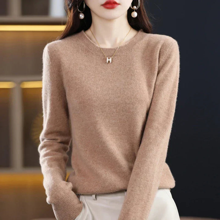 Women's Pure Cashmere Sweater for Fall and Winter 3