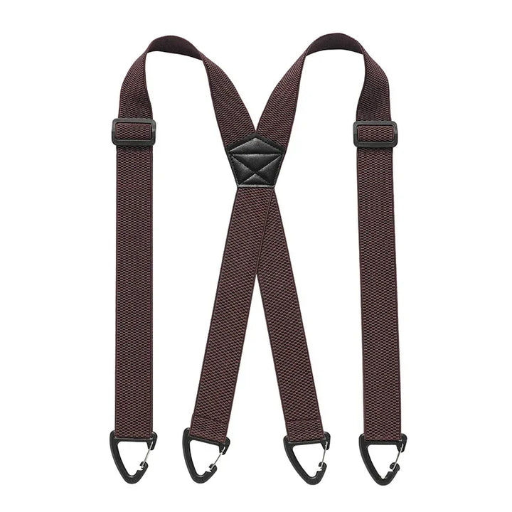 Men's X-Back Suspenders with Adjustable Metal Clips 13