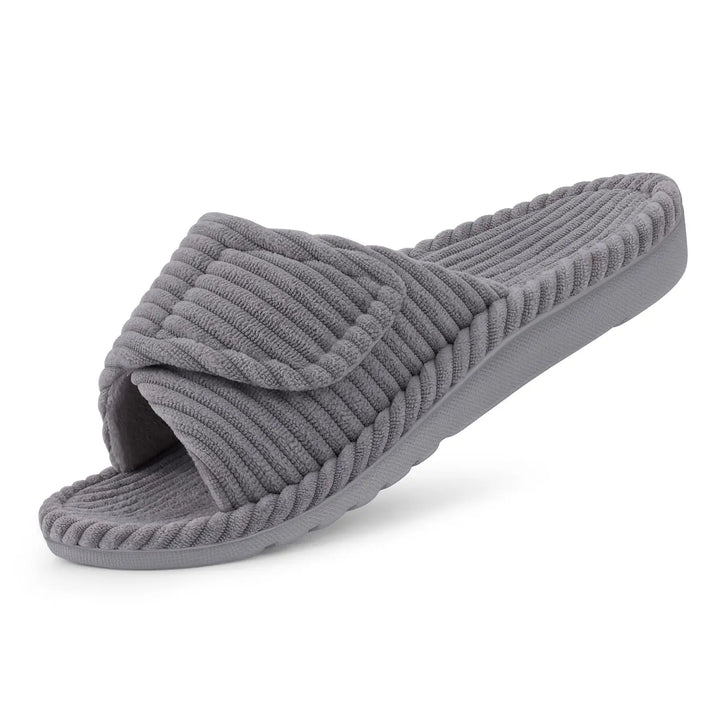 Orthopedic Corduroy House Slippers with Arch Support 9