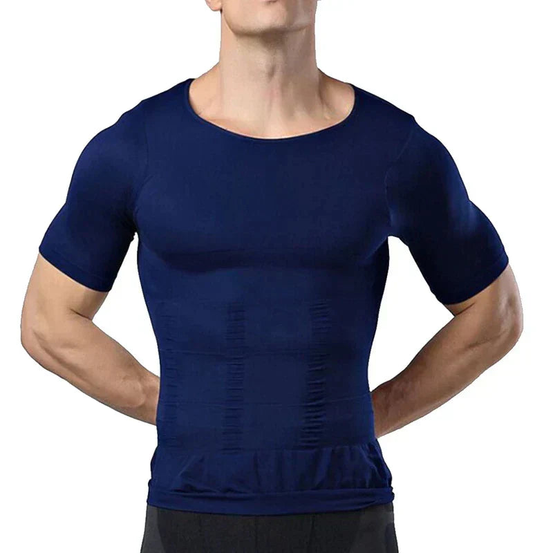 Men's Compression Fitness T-Shirt - Breathable Stretch Shaping Activewear Top 7