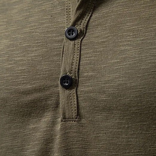Classic Men's Henley Shirt, Soft 100% Cotton, Slim Fit 7