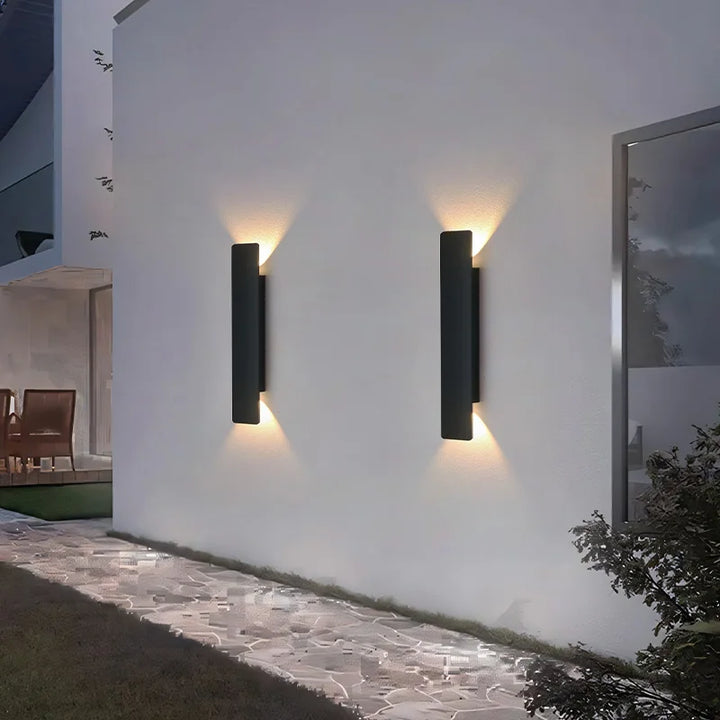 Noir Weatherproof LED Outdoor Wall Light, Aluminum, 18W 2