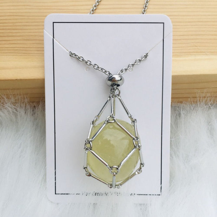 Interchangeable Crystal Stone Necklace for Radiant Style & Harmony 9