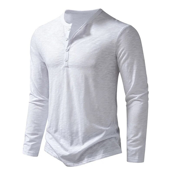 Classic Men's Henley Shirt, Soft 100% Cotton, Slim Fit 10