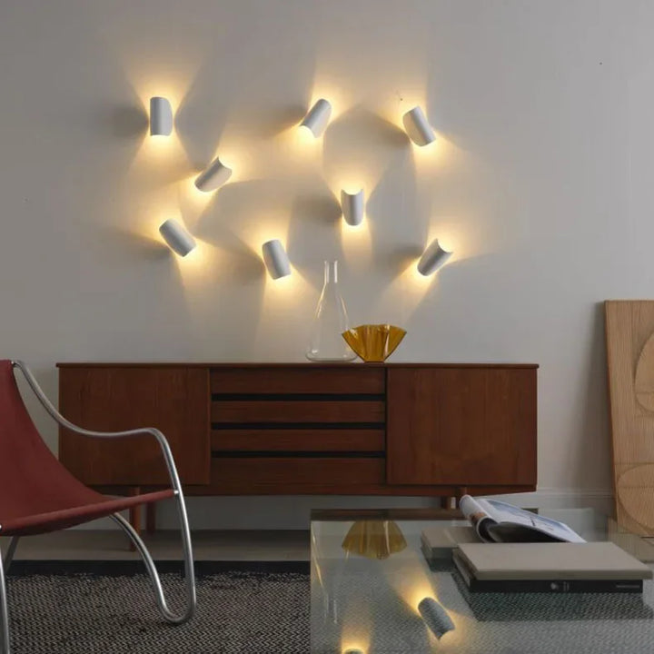 Adjustable Up-Down LED Wall Light, Warm Ambient Modern Sconce 11