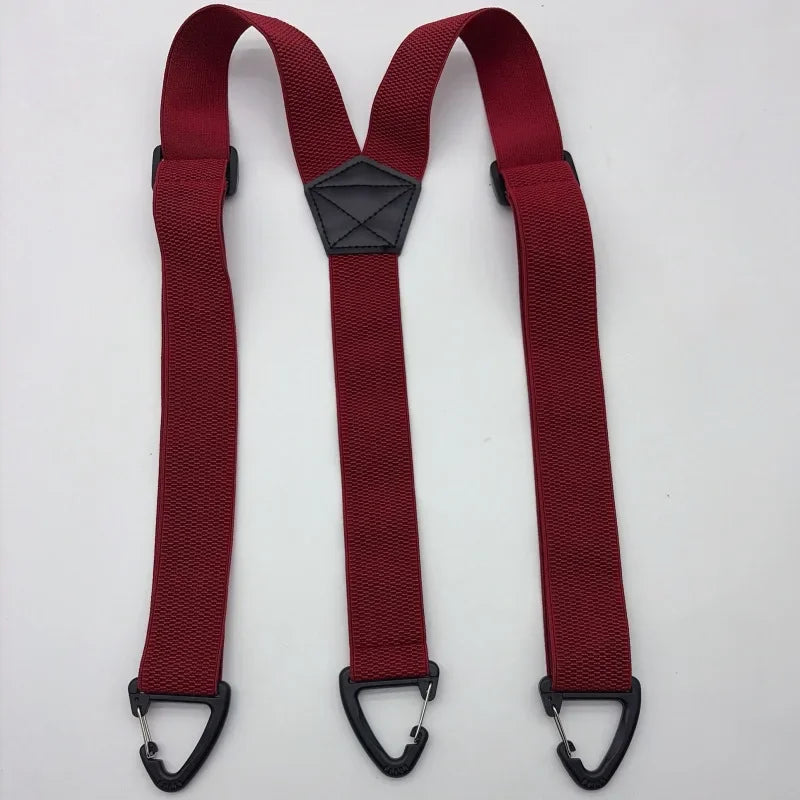 Men's X-Back Suspenders with Adjustable Metal Clips 23