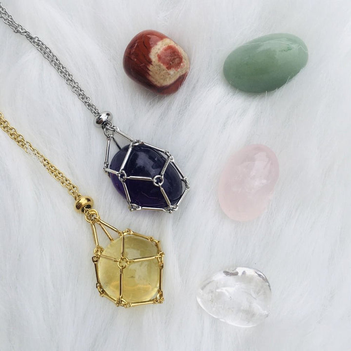 Interchangeable Crystal Stone Necklace for Radiant Style & Harmony 2