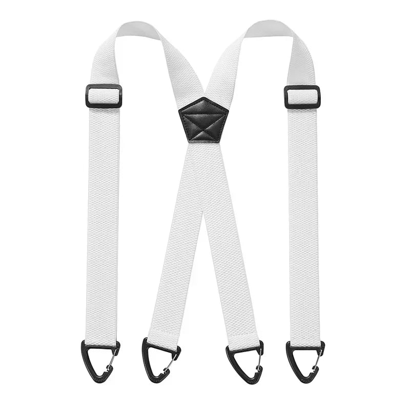 Men's X-Back Suspenders with Adjustable Metal Clips 14