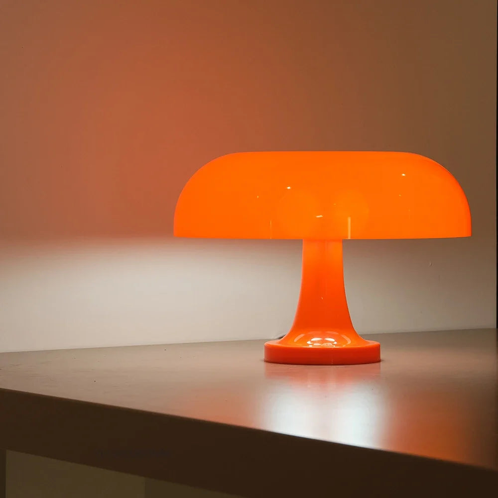 Dimmable LED Table Lamp in Bauhaus Mushroom Style for Desk & Nightstand 6
