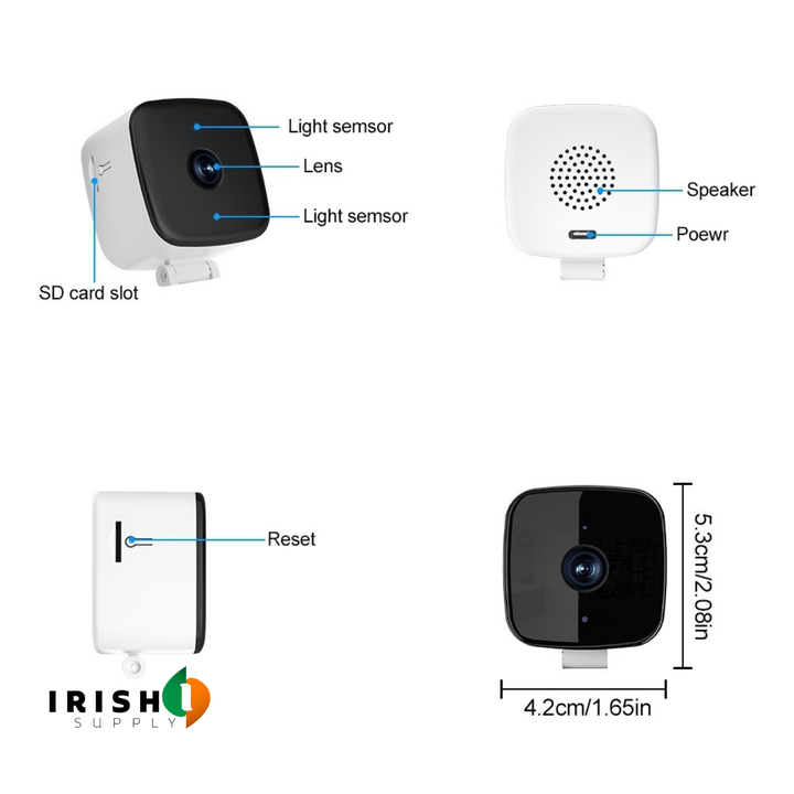 Smart AI Window Security Camera with Night Vision 3