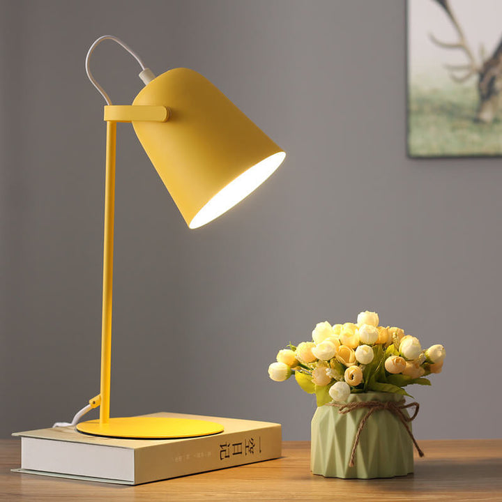 Nordic Macaron Bucket Table Lamp | Scandinavian Desk Light 7