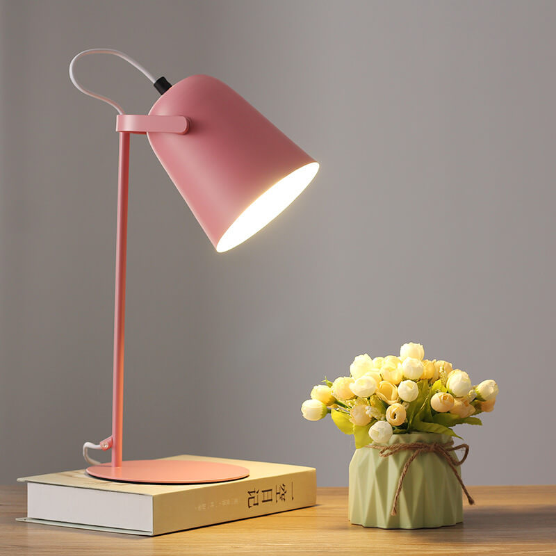 Nordic Macaron Bucket Table Lamp | Scandinavian Desk Light 8