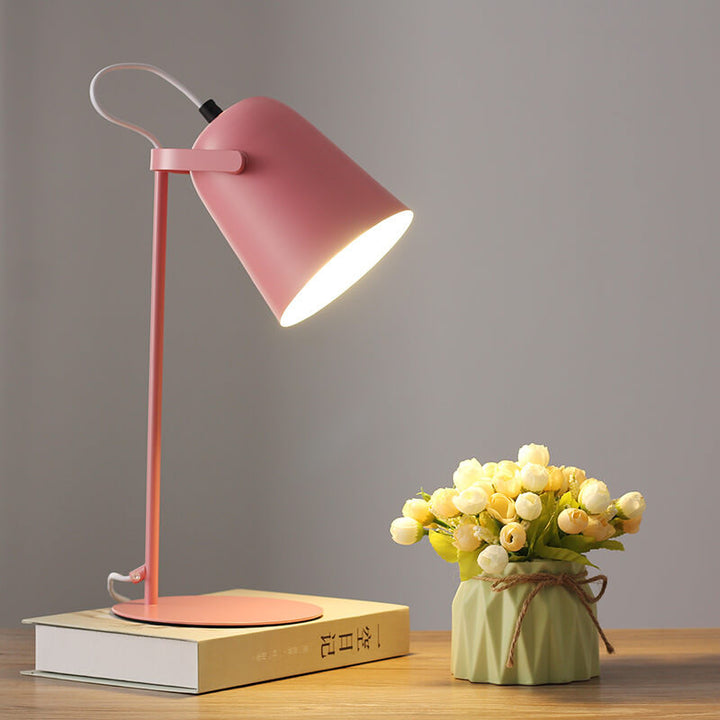 Nordic Macaron Bucket Table Lamp | Scandinavian Desk Light 8