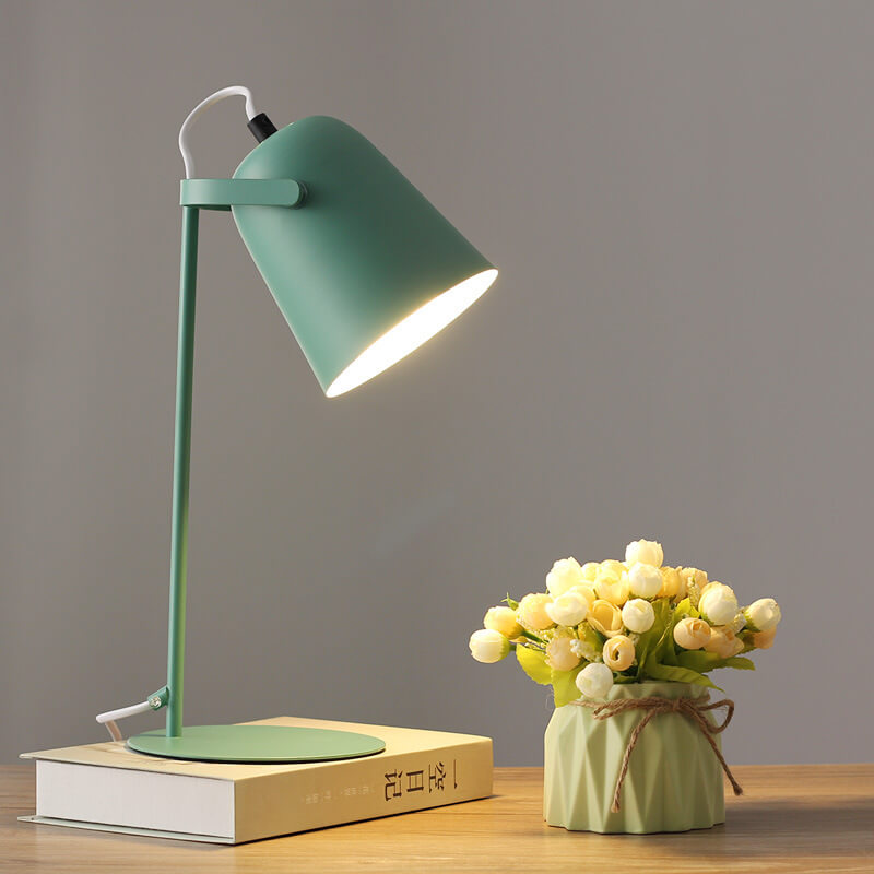 Nordic Macaron Bucket Table Lamp | Scandinavian Desk Light 9