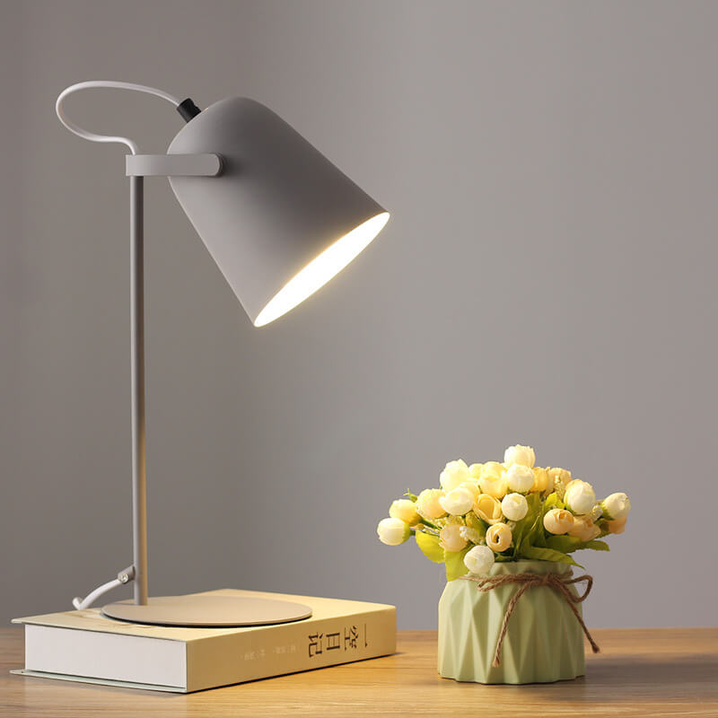 Nordic Macaron Bucket Table Lamp | Scandinavian Desk Light 10