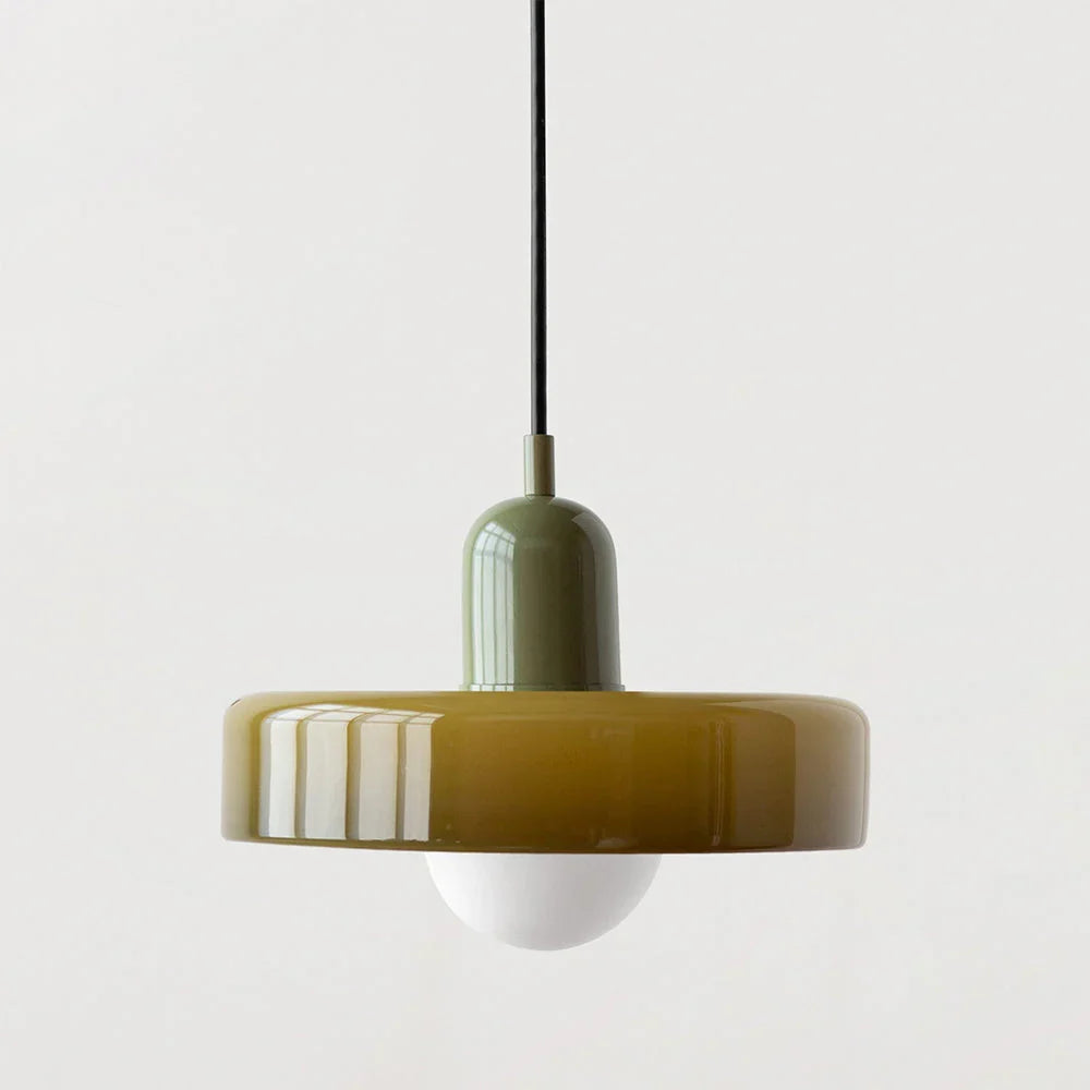 Bauhaus Stained Glass Pendant Lamp 22