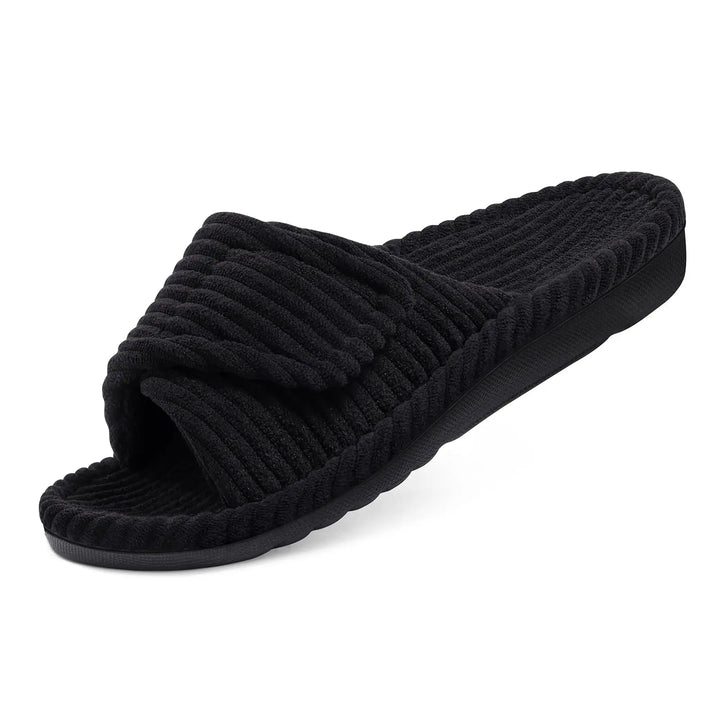 Orthopedic Corduroy House Slippers with Arch Support 8
