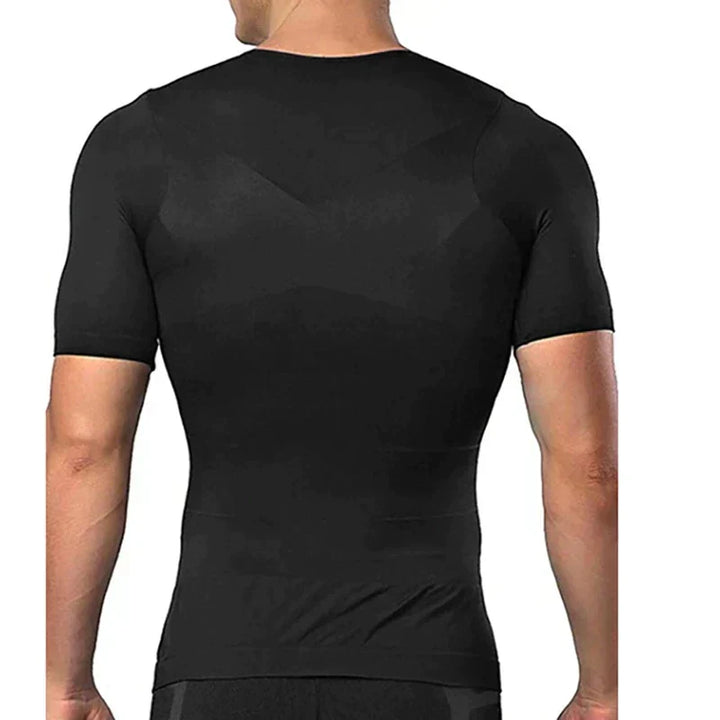 Men's Compression Fitness T-Shirt - Breathable Stretch Shaping Activewear Top 5