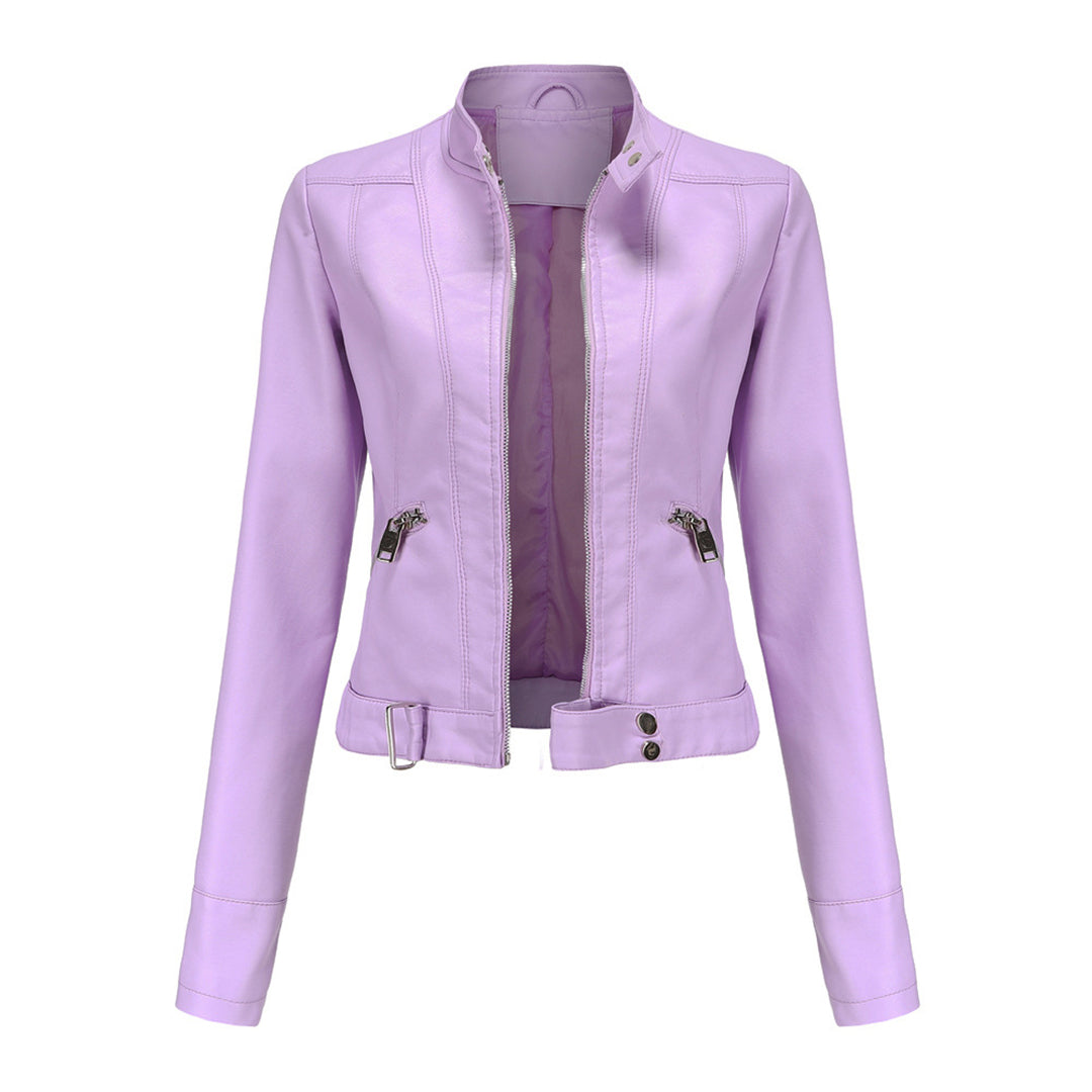 Classic Women's Leather Jacket with Timeless Style 6