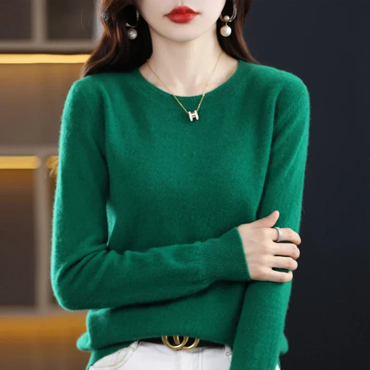Women's Pure Cashmere Sweater for Fall and Winter 6