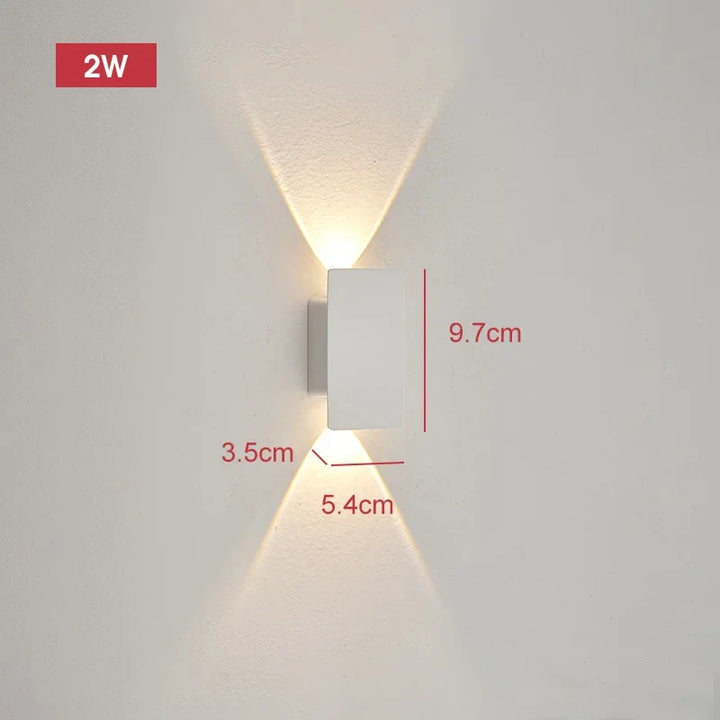 Noir Weatherproof LED Outdoor Wall Light, Aluminum, 18W 13