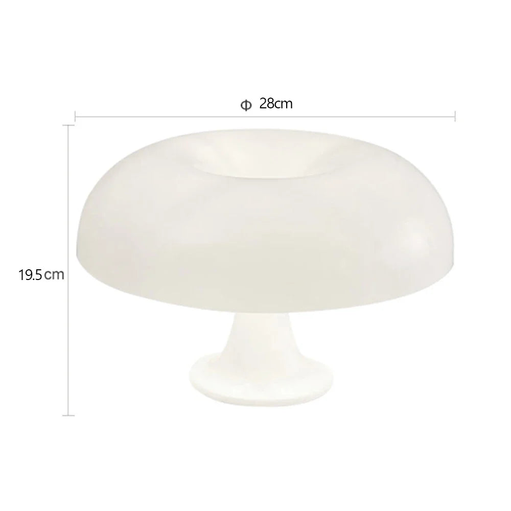 Dimmable LED Table Lamp in Bauhaus Mushroom Style for Desk & Nightstand 8