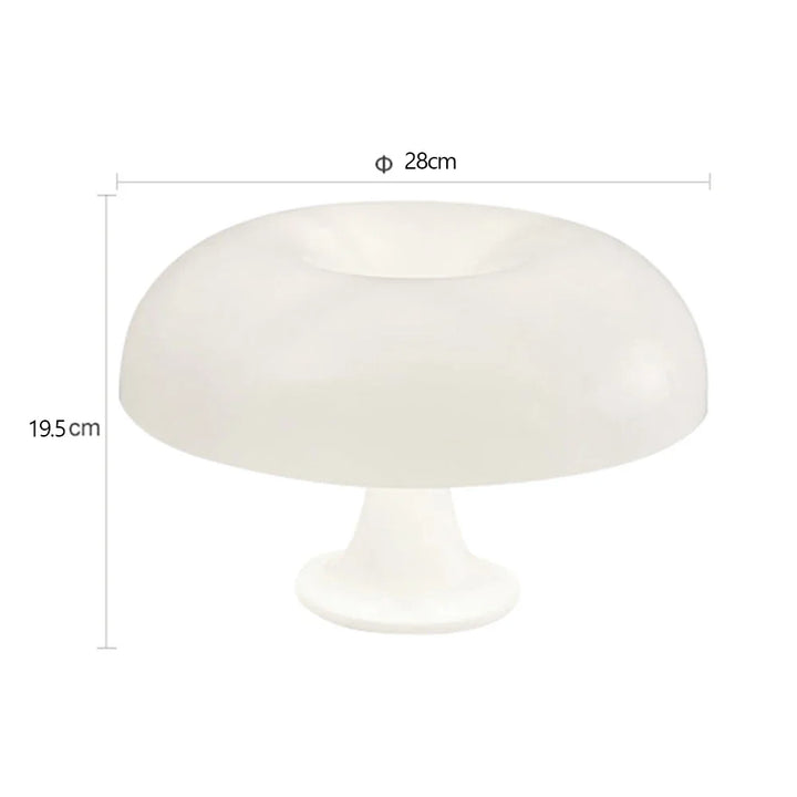 Dimmable LED Table Lamp in Bauhaus Mushroom Style for Desk & Nightstand 8