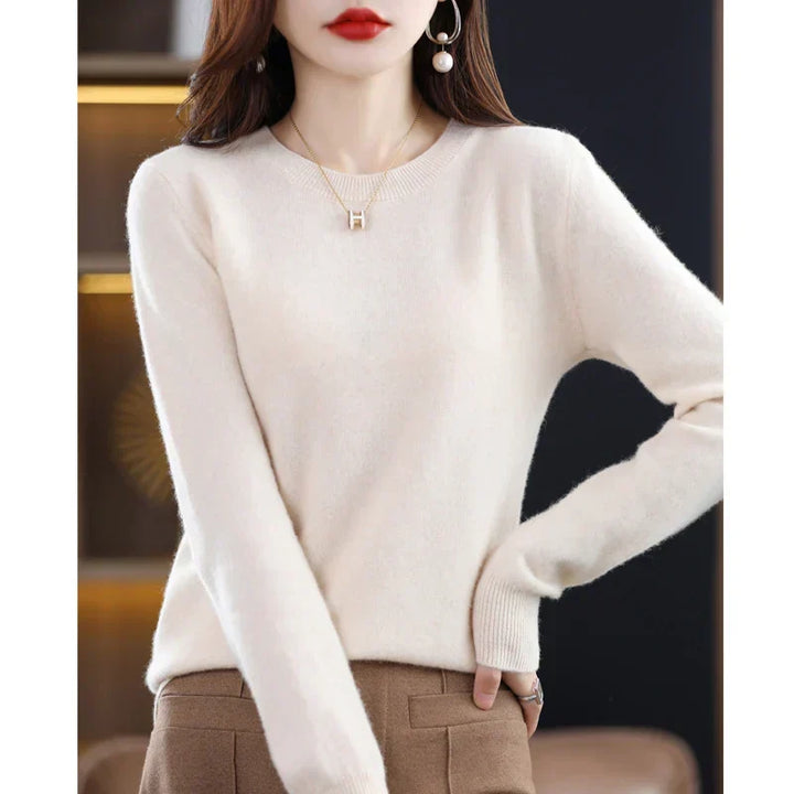 Women's Pure Cashmere Sweater for Fall and Winter 18