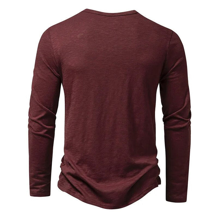 Classic Men's Henley Shirt, Soft 100% Cotton, Slim Fit 13