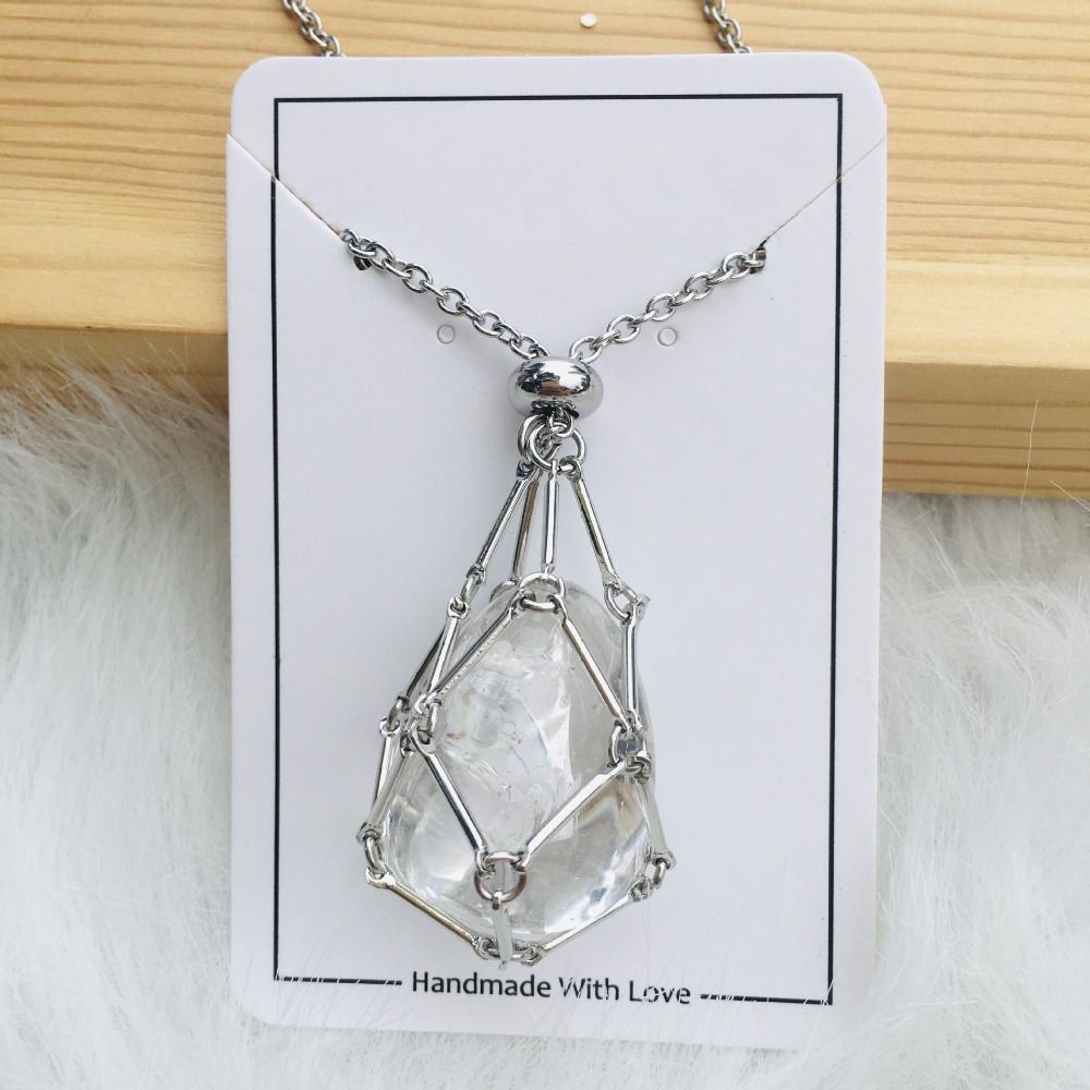 Interchangeable Crystal Stone Necklace for Radiant Style & Harmony 15