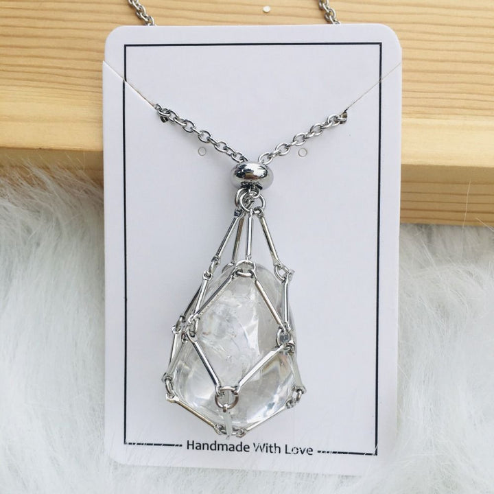 Interchangeable Crystal Stone Necklace for Radiant Style & Harmony 15