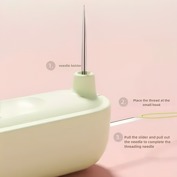 2-in-1 Portable Needle Threader and Seam Ripper for Easy Sewing on the Go 3