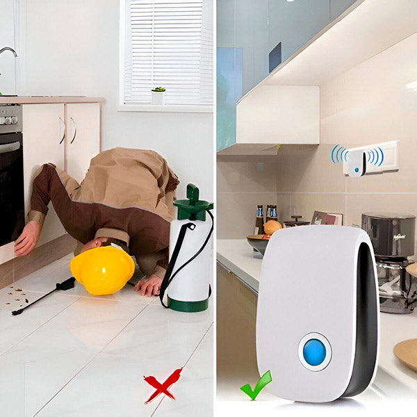 Ultrasonic Pest Repeller | Chemical-Free Insect Protection | Plug In & Go 2