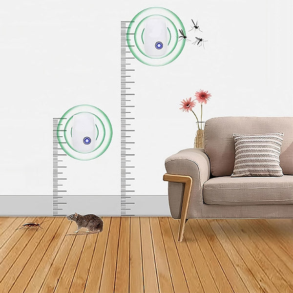 Ultrasonic Pest Repeller | Chemical-Free Insect Protection | Plug In & Go 7