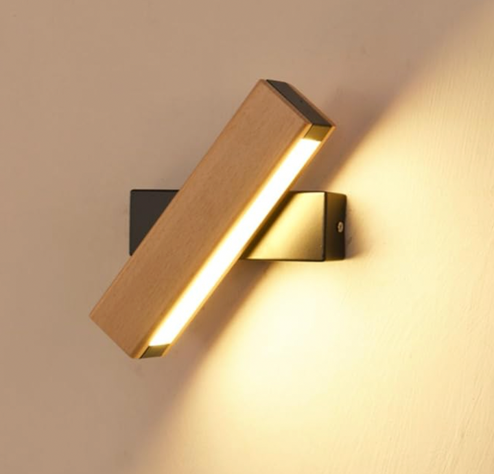 Japanese-Style LED Wall Light | Minimalist Rotating Wall Lamp 7