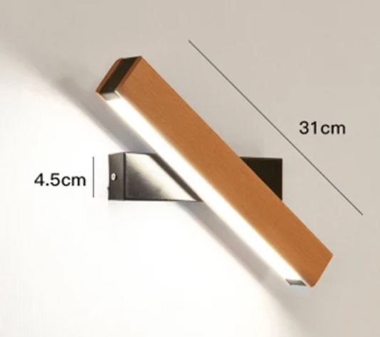 Japanese-Style LED Wall Light | Minimalist Rotating Wall Lamp 5