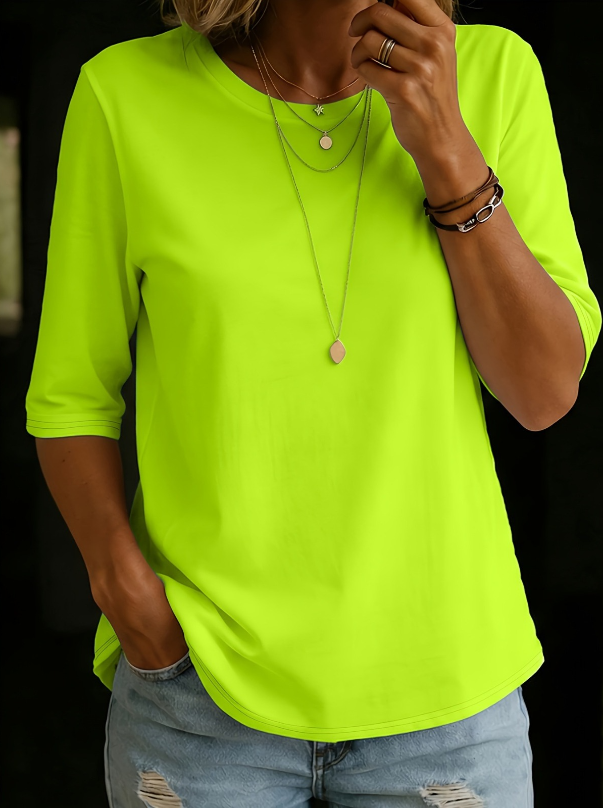 Comfort Coverage Tee with Longer Half Sleeves 5