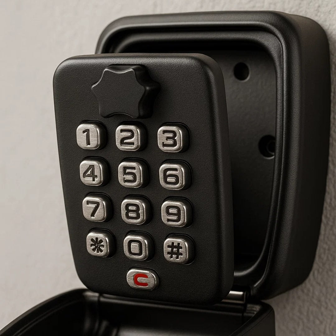 Key Safe with Code | Weatherproof Metal | Adjustable Combination Lock 2