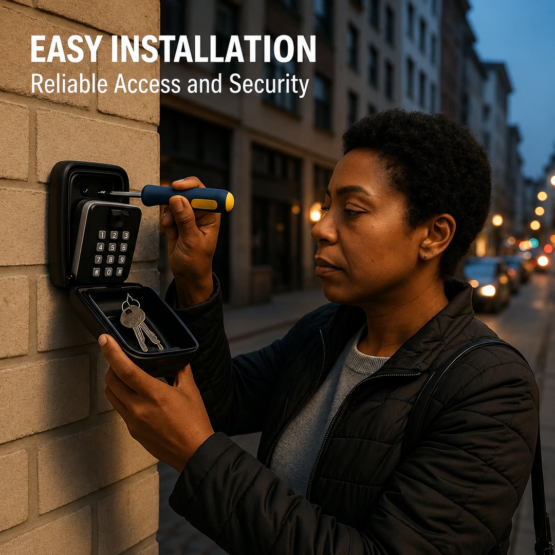 Key Safe with Code | Weatherproof Metal | Adjustable Combination Lock 9