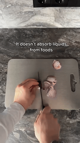 Titanium Cutting Board, Durable, Scratch-Resistant, Compact 7