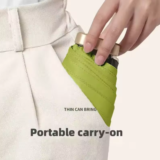 Compact Mini Pocket Umbrella with UV Protection 10