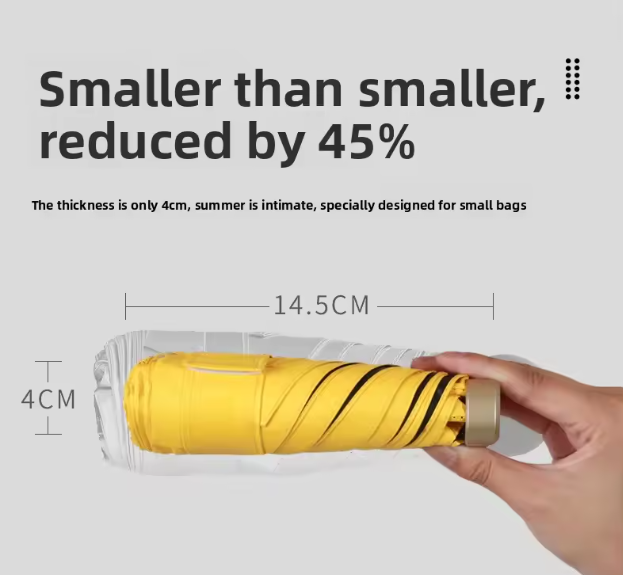 Compact Mini Pocket Umbrella with UV Protection 13