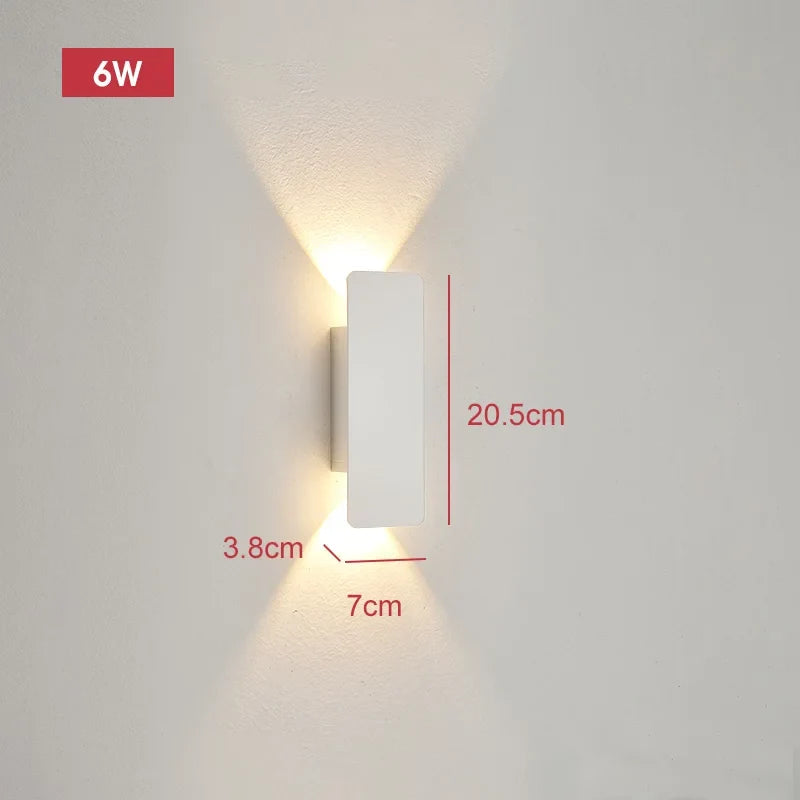 Noir Weatherproof LED Outdoor Wall Light, Aluminum, 18W 14