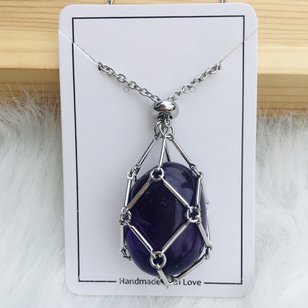 Interchangeable Crystal Stone Necklace for Radiant Style & Harmony 17