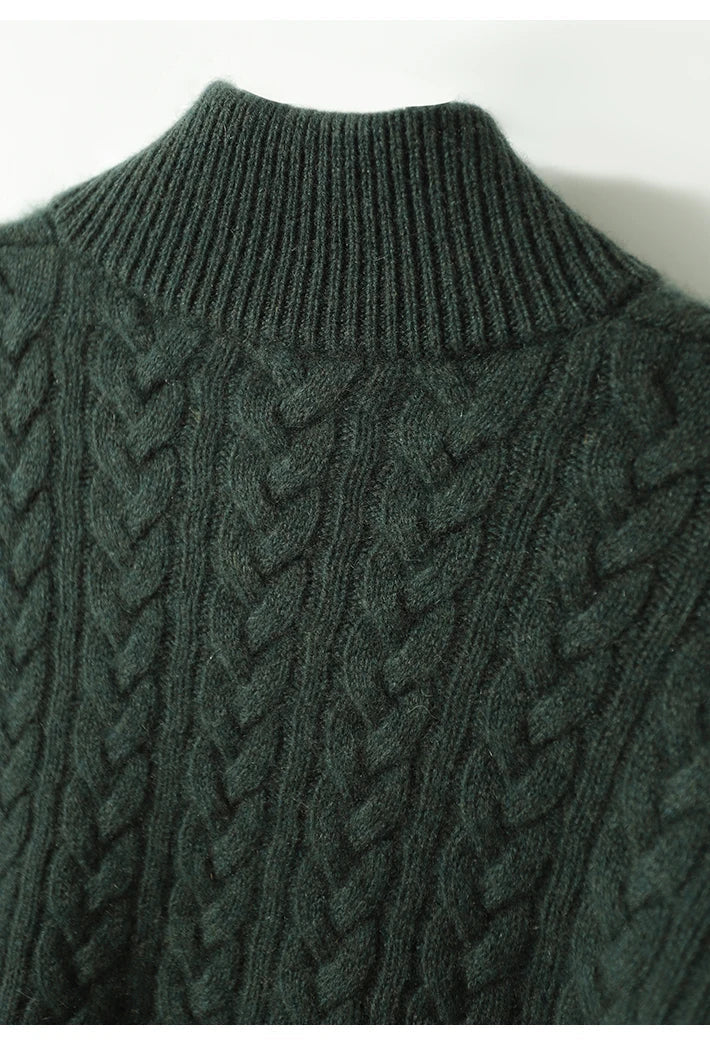 Arden Button-Up Cashmere Sweater 21