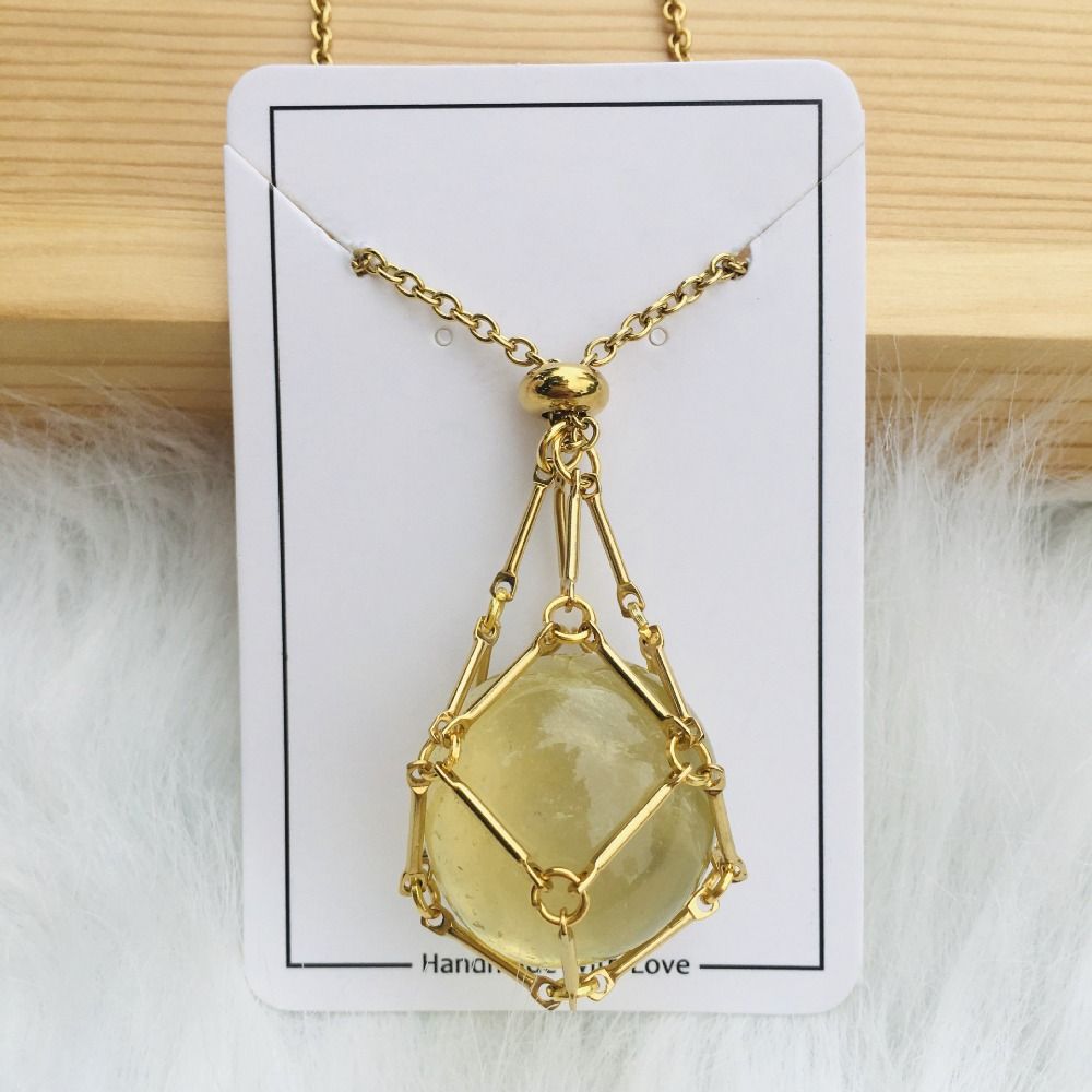 Interchangeable Crystal Stone Necklace for Radiant Style & Harmony 1