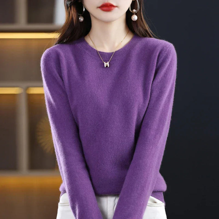 Women's Pure Cashmere Sweater for Fall and Winter 12