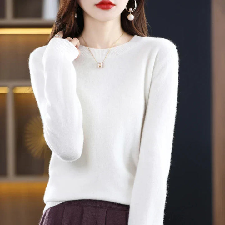 Women's Pure Cashmere Sweater for Fall and Winter 7