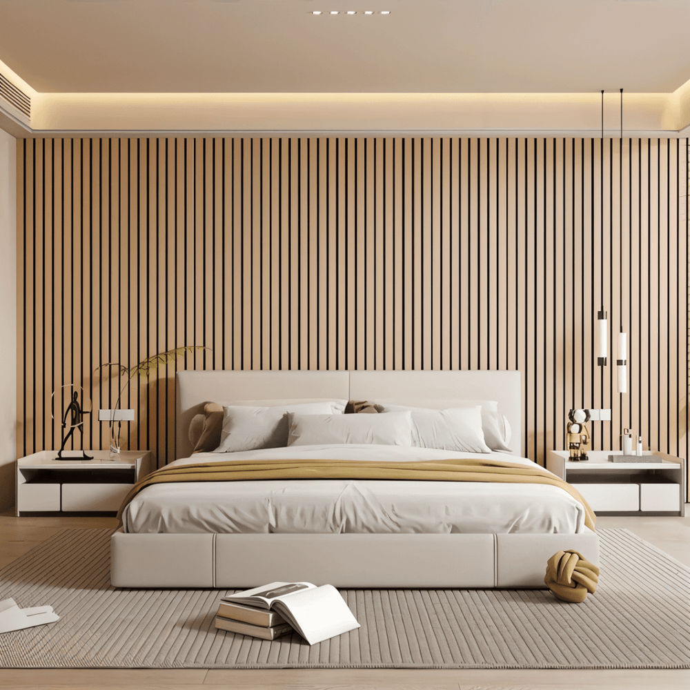 Self-Adhesive Wood Panels for Stylish Wall Design 2