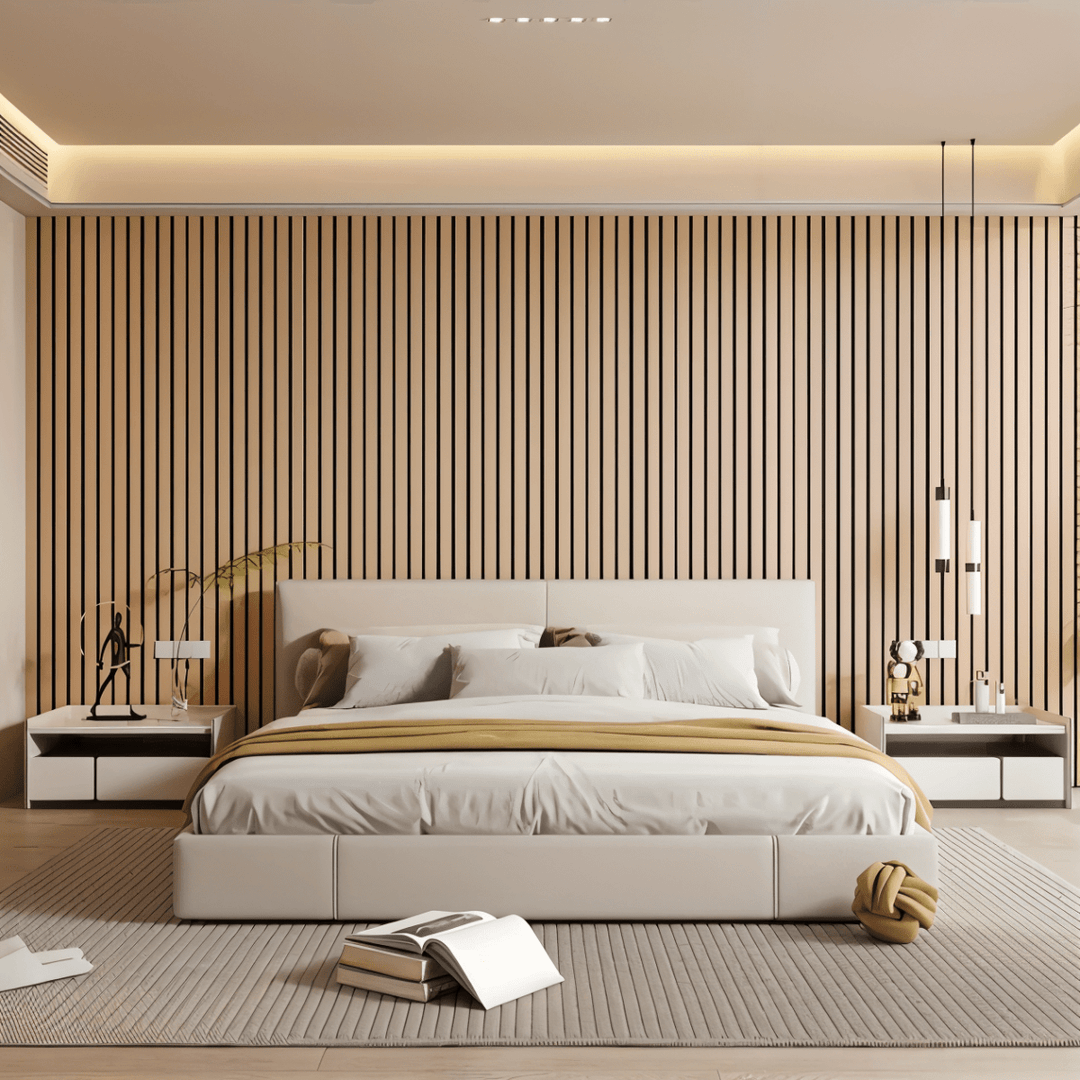 Self-Adhesive Wood Panels for Stylish Wall Design 2